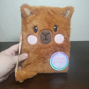 NWL Cute Alpaca - Furry Notebook Journal With Bookmark